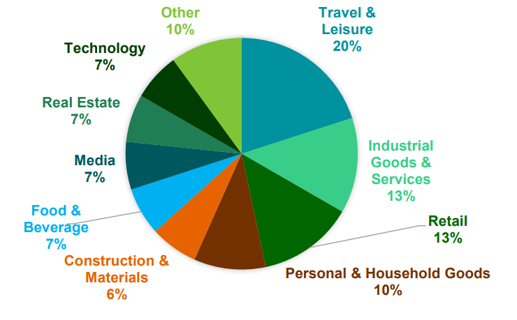 Pie chart describe below