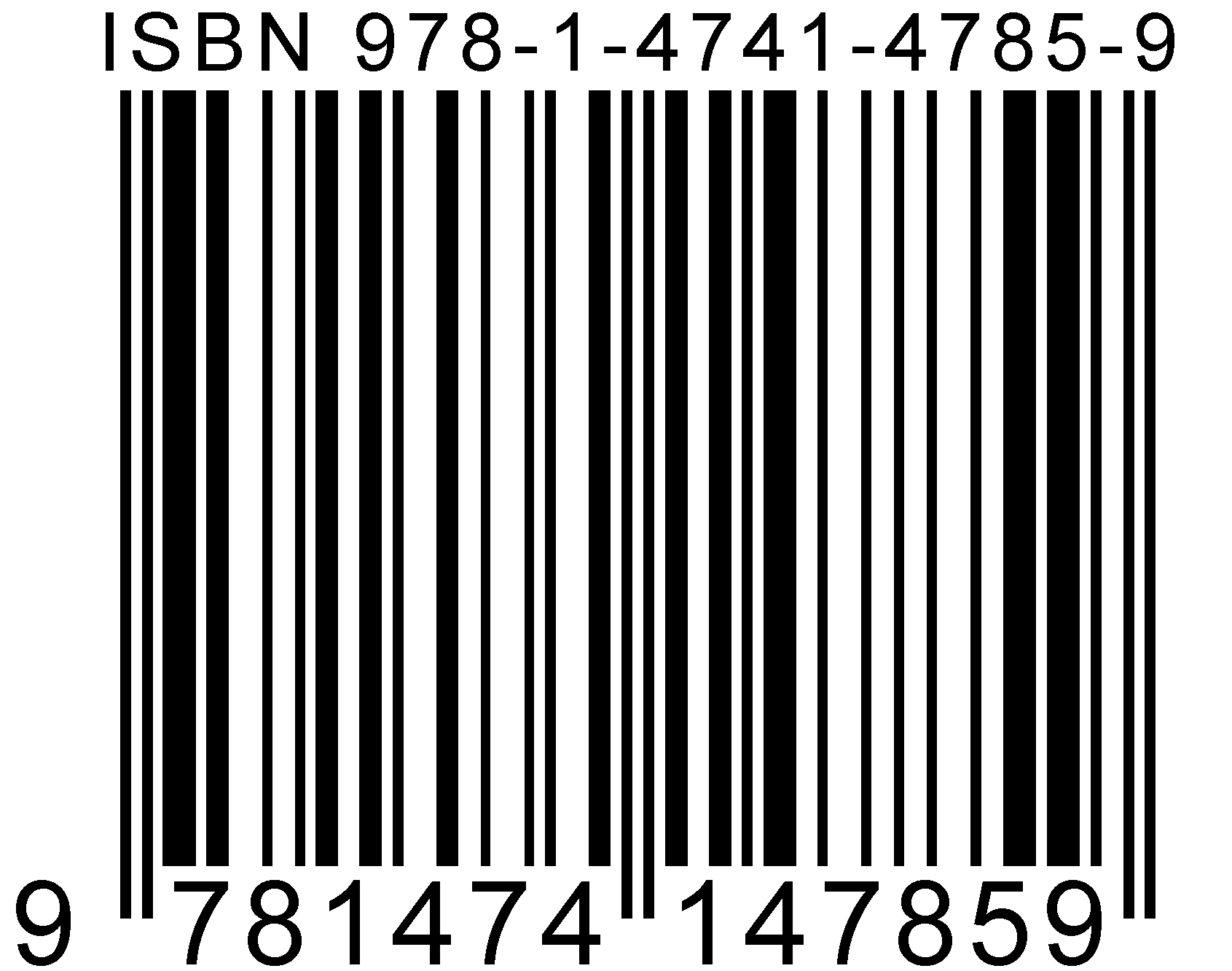 ISBN barcode for "978-1-4741-4785-9", a machine-readable representation of product information.