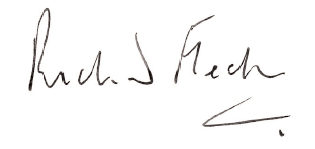 Signature of Richard J. Fleck.