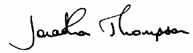 Signature of Jacqueline Thompson