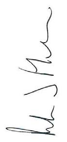 Illegible handwritten signature written vertically.