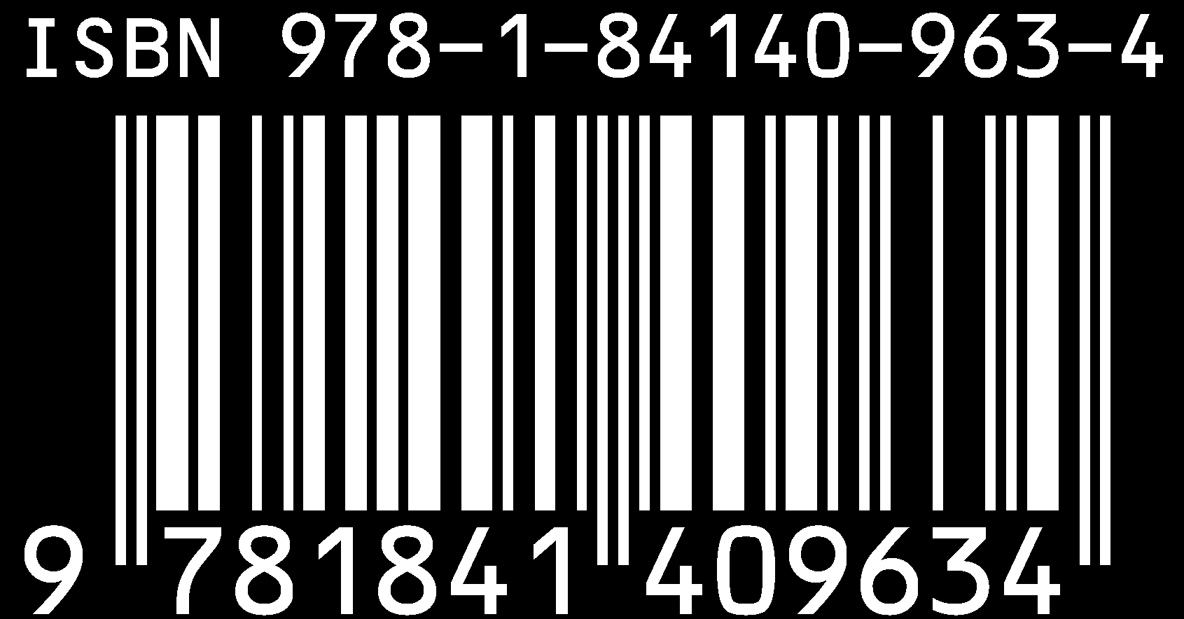 ISBN barcode for product 978-1-84140-963-4