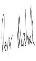 Handwritten signature of Roger Marshall