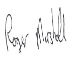Signature of Roger Marshall.