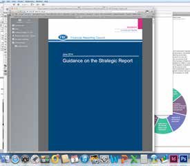 Screenshot of a computer screen displaying the cover page of a PDF document titled "Guidance on the Strategic Report."
