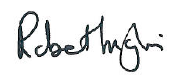 Handwritten signature indicating approval or authorship.