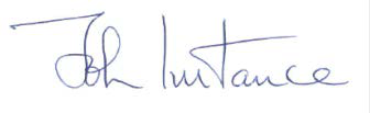 Handwritten signature, likely representing an approval or endorsement.