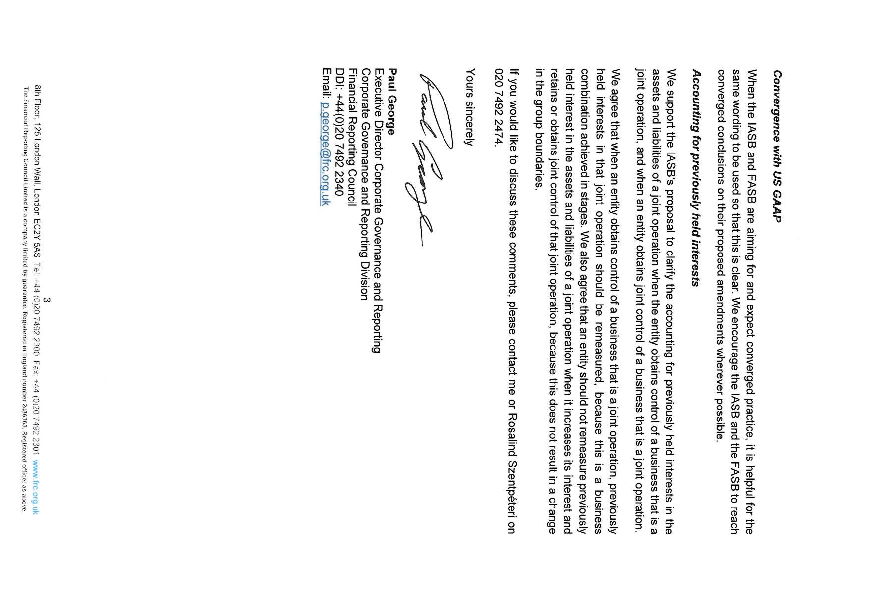 Signature of Paul George.