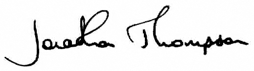 Signature of Jonathan Thompson.