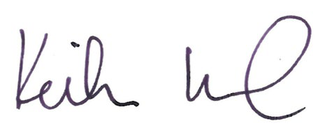 Handwritten signature of Keith Uhl.