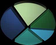 Pie chart showing five distinct segments of data, representing company types: FTSE 250 (31%), Other full listed (23%), AIM (12%), Unlisted banking sector (19%), FTSE 100 (15%).