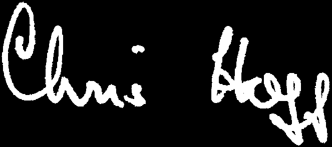 Signature of Chris Hogg