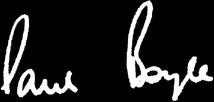 Signature of Paul Boyle