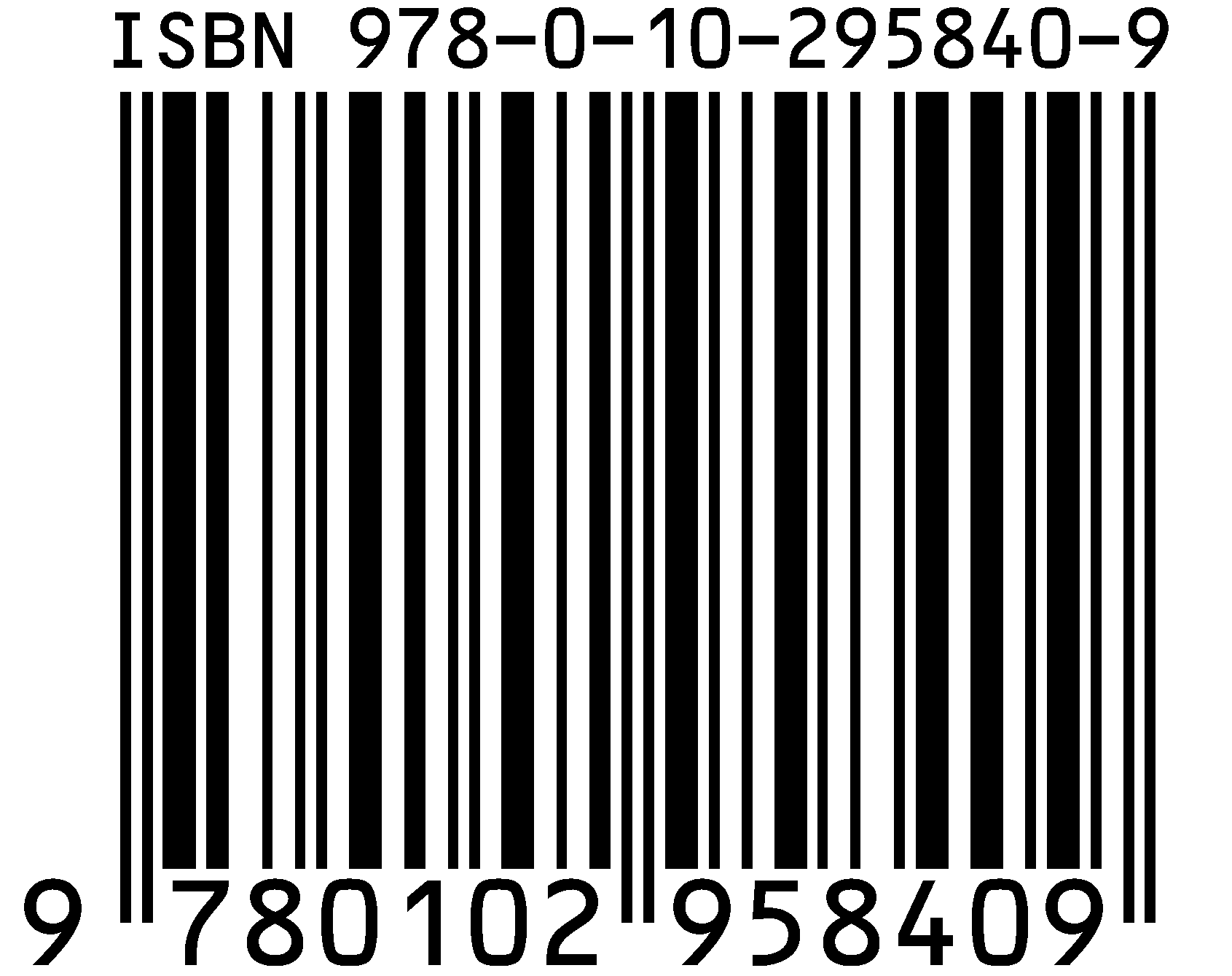 ISBN barcode for product 978-0-10-295840-9, used for identification and tracking.