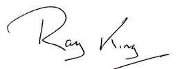 Handwritten signature of Ray King.