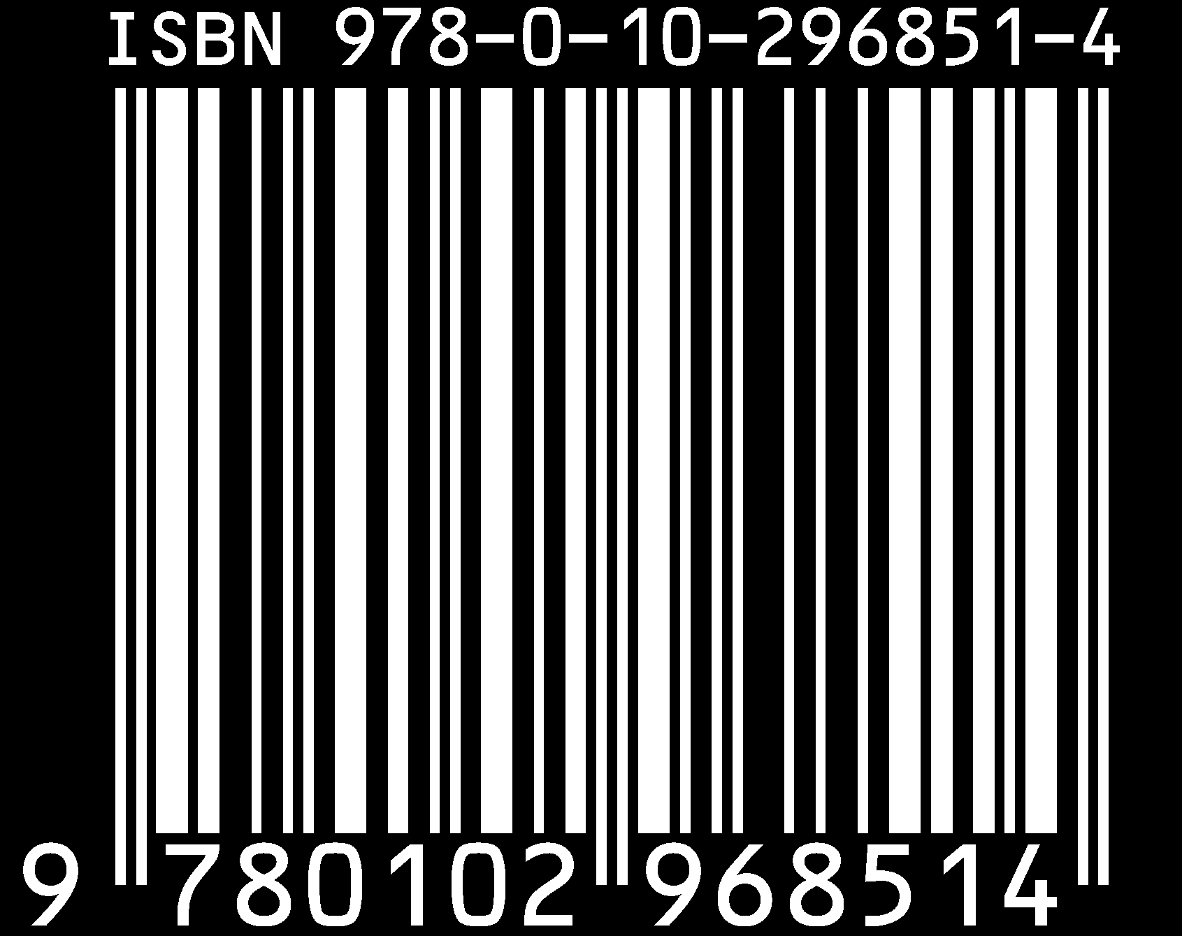 Barcode representing ISBN 978-0-10-296851-4.