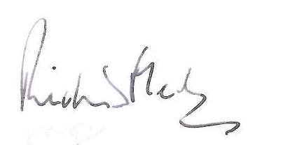 Signature of a person, likely for authentication or endorsement.
