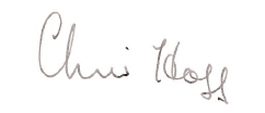 Signature of Chris Hogg.